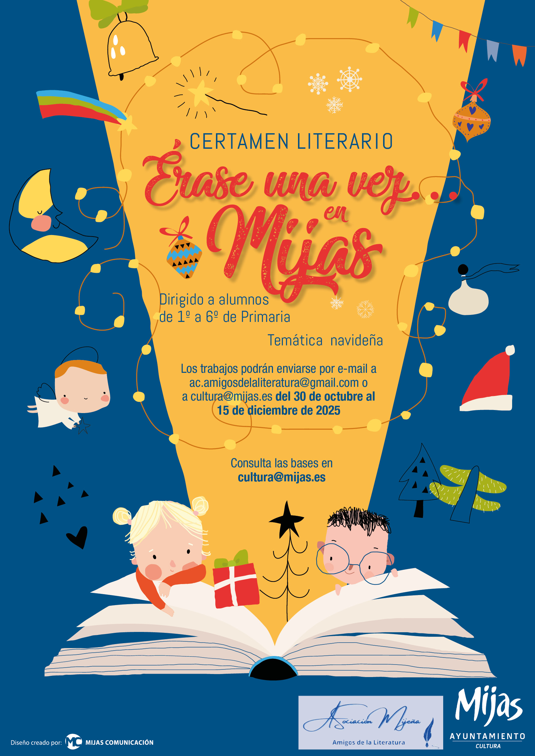 Cartel del certamen infantil Érase una vez… en Mijas